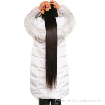 Wholesa No Shedding Tangle  9A 10A 12A Grade 1 donor 100% Virgin Brazilian Human Hair Bundles with Lace Closure for black women